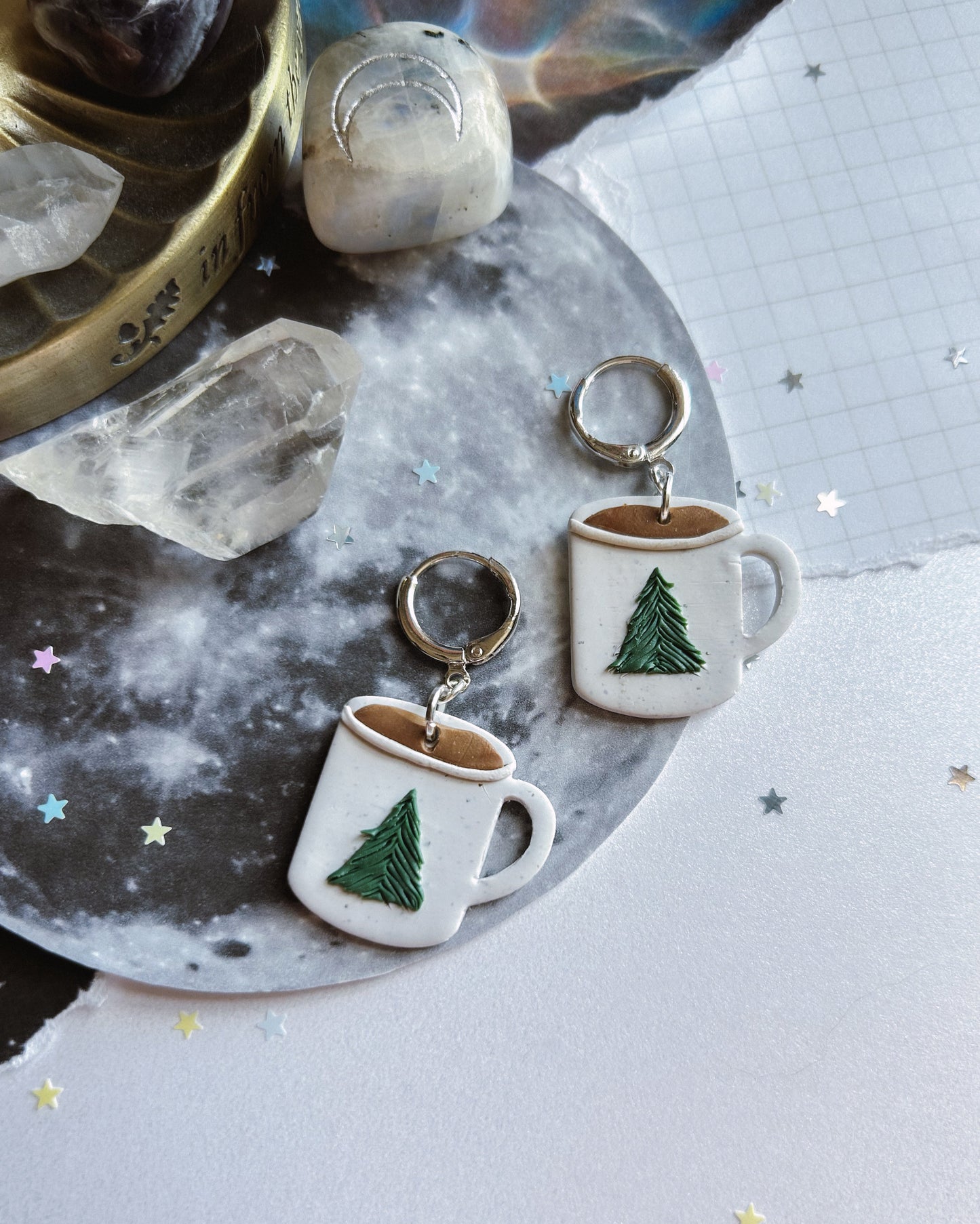 Damn Fine Cup of Coffee Earrings
