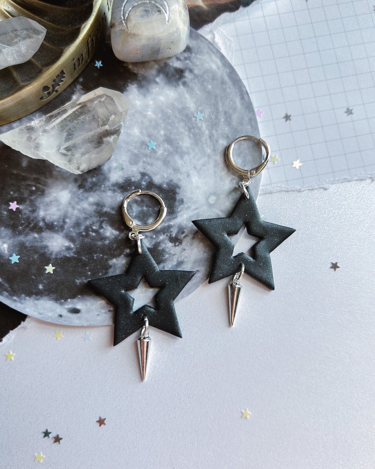 Star Spike Earrings preorder