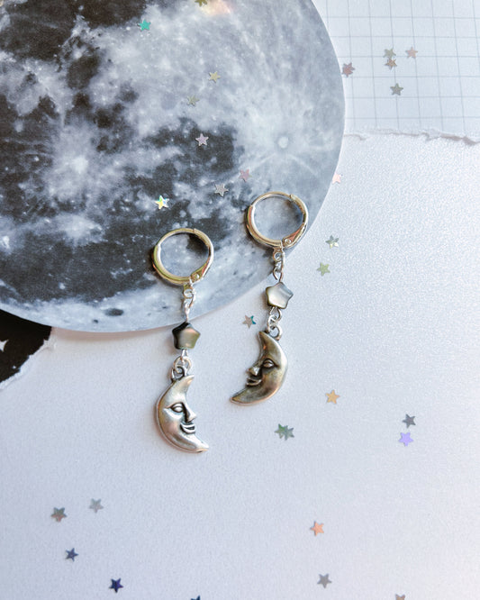 Man on the Moon Earrings