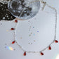 Blood Drop Silver Necklace