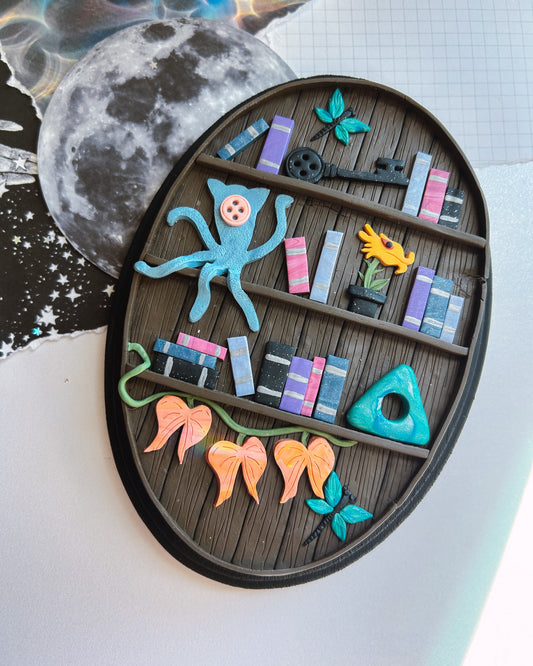 Coraline Bookshelf Plaque