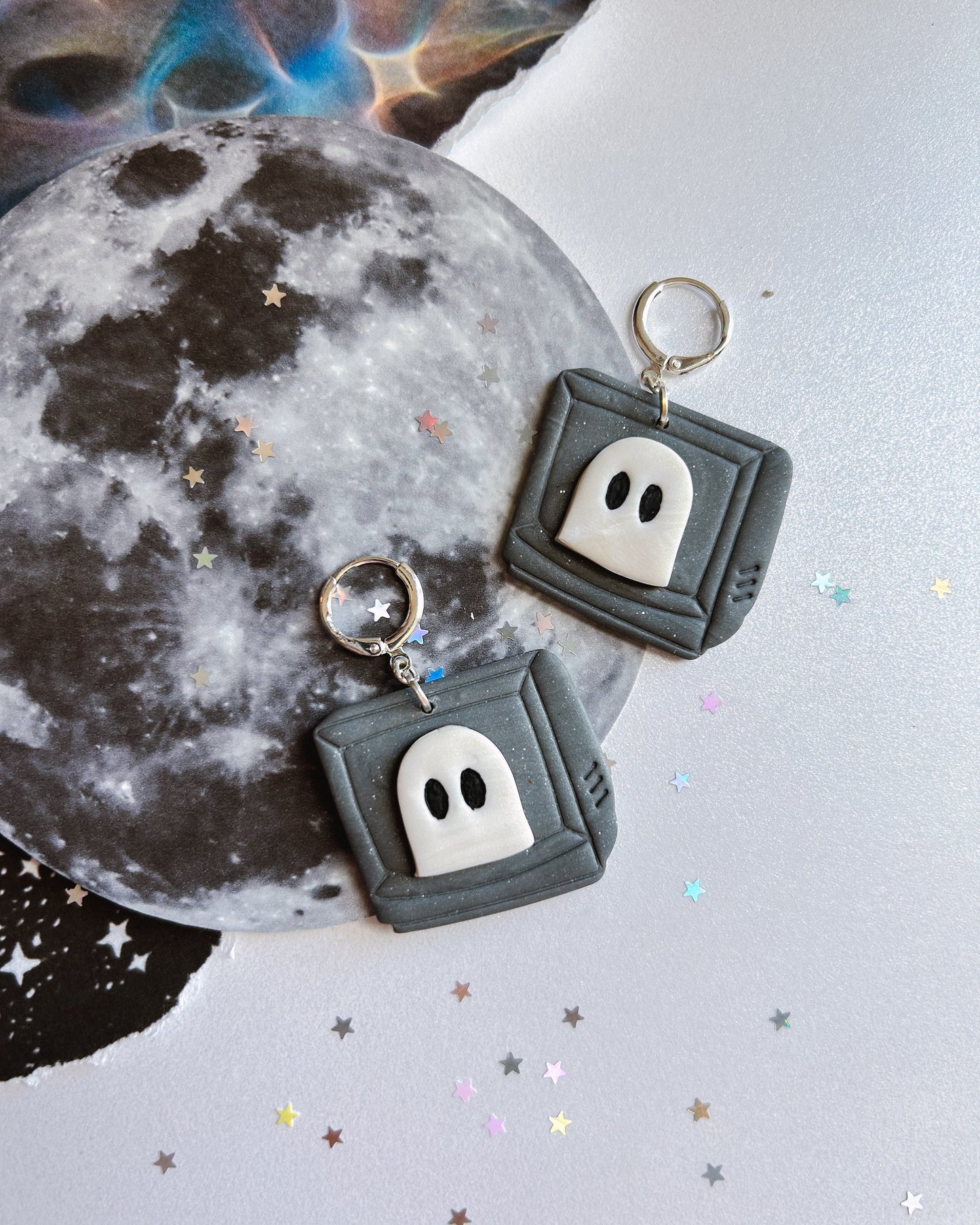 Haunted TV Earrings