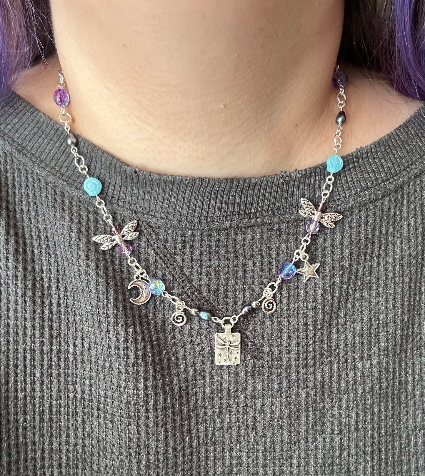 Coraline Charm Necklace