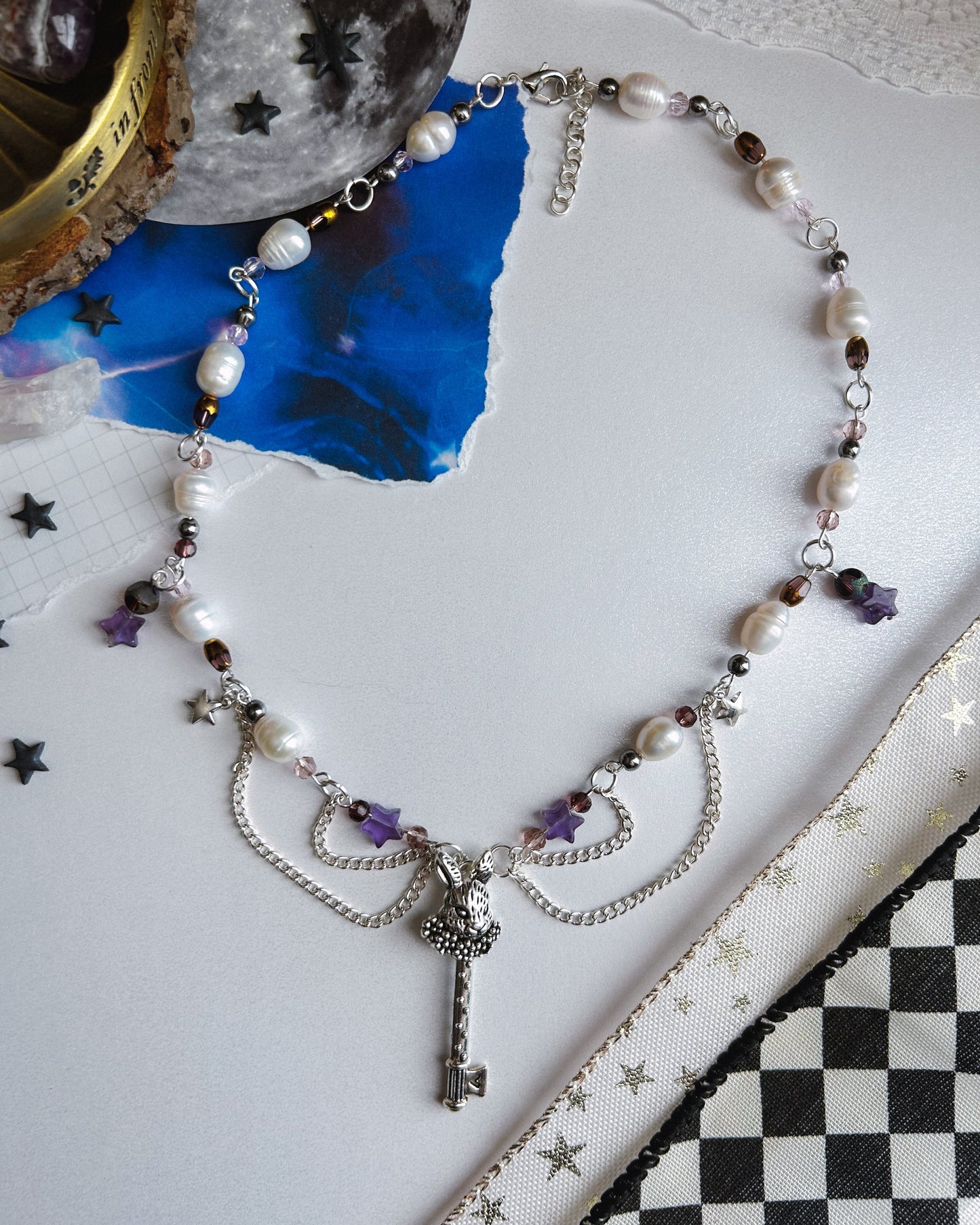 White Rabbit Necklace