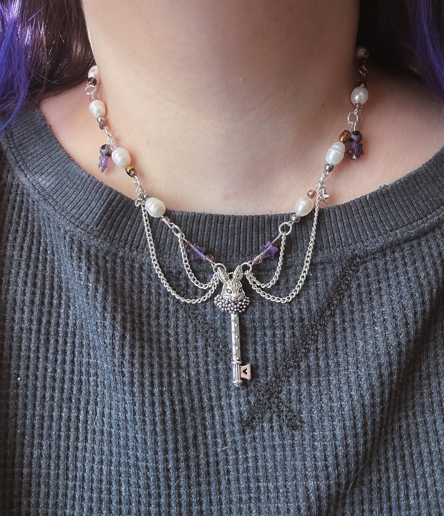 White Rabbit Necklace